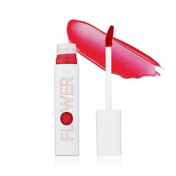 FLOWER BEAUTY By Drew Barrymore Bitten Lip Stain in SAUCY NEW - Picture 1 of 7